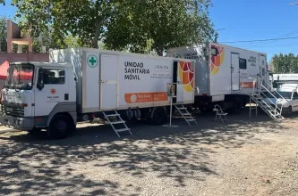 Salud llega a Albardón con unidades sanitarias móviles