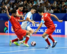 Argentina enfrenta a Angola en el Mundial de Futsal