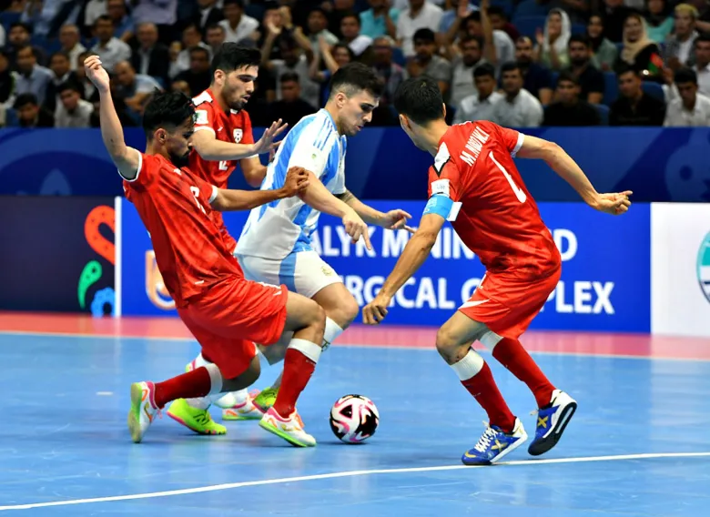 Argentina enfrenta a Angola en el Mundial de Futsal