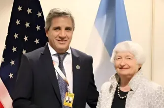 Luis Caputo se reunió con la secretaria del Tesoro de los EEUU