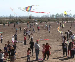 Este domingo festival de volantines en Angaco