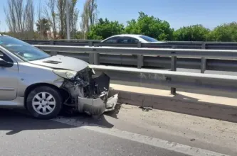 Una joven se descompensa y choca contra el guardarraíl